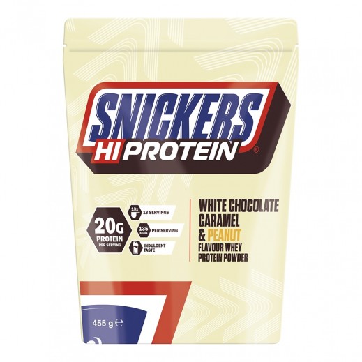 Snickers Hi-Protein Whey Protein Powder White Chocolate 455 g