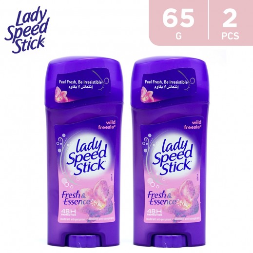 Lady Speed Stick Wild Freesia Deodorant 2 x 65 g  - delivered by Taw9eel Fast