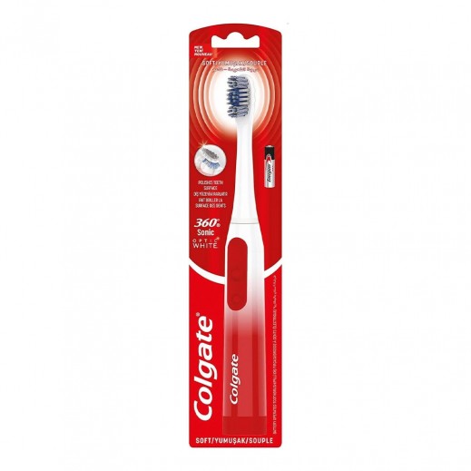 Colgate 360 Sonic Optic White Soft Whitening Toothbrush