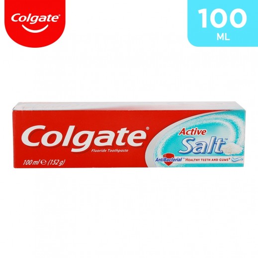 Colgate Active Salt Fluoride Toothpaste 100 ml - delivered by Taw9eel Fast