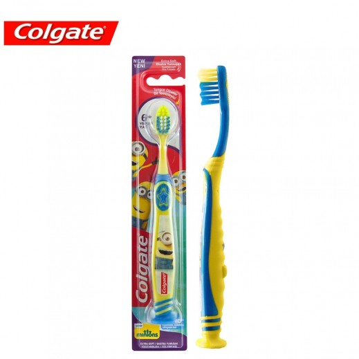 Colgate Kids Minions Soft Toothbrush 6 Years - delivered by Taw9eel Fast