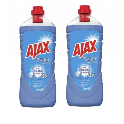 Ajax Clean Fresh Disinfectant 2 x 1.5 L توصيل