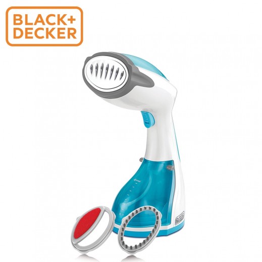 Black & Decker Handy Garment Steamer 1200W - White & Blue - delivered by Taw9eel Fast