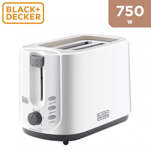 Black + Decker 750W 2 Slot Toaster - delivered by Taw9eel Fast