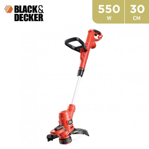 Black + Decker  String Grass Trimmer 30cm 550W - Orange