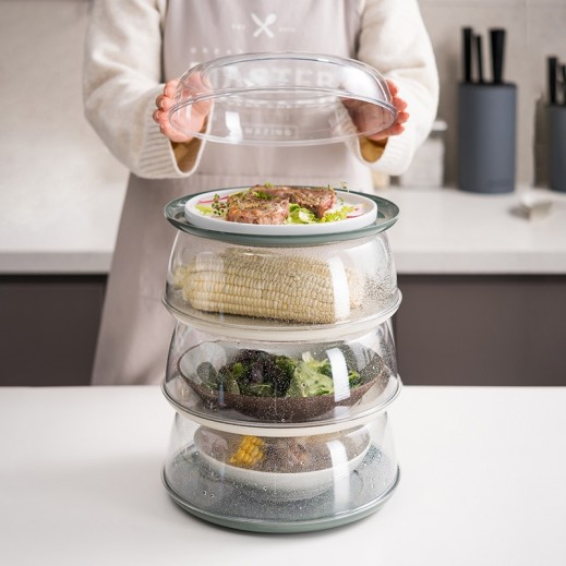 Small Stackable Food Cover and Heat Preserver By Taw9eel Essentials