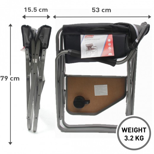 Buy Coleman Aluminum Deck Chair with Table توصيل