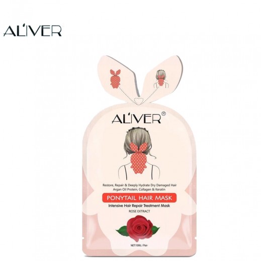 Aliver Rose Extract Ponytail Hair Mask