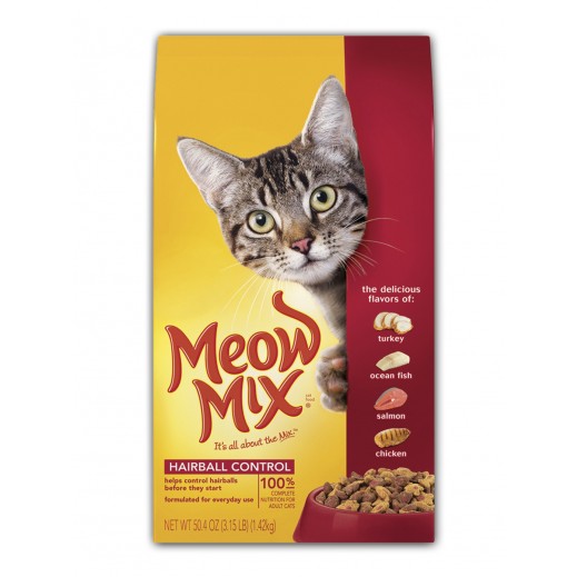 Meow Mix Hairball Control (Cats Food) 1.43 kg - delivered by Taw9eel Fast