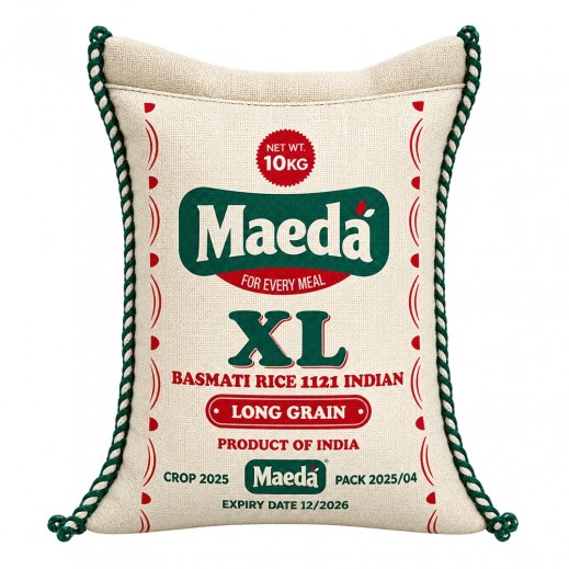 Maeda XL Long Grain Basmati Rice 10 Kg
