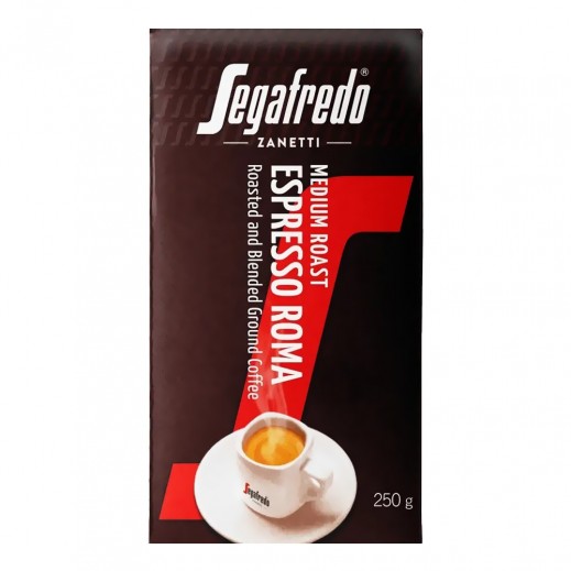 Segafredo Espresso Roma Medium Roast Ground Coffee 250 g - delivered by Taw9eel Fast