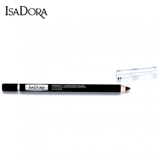 IsaDora Perfect Contour Kajal Waterproof 60 Black - delivered by Taw9eel Fast