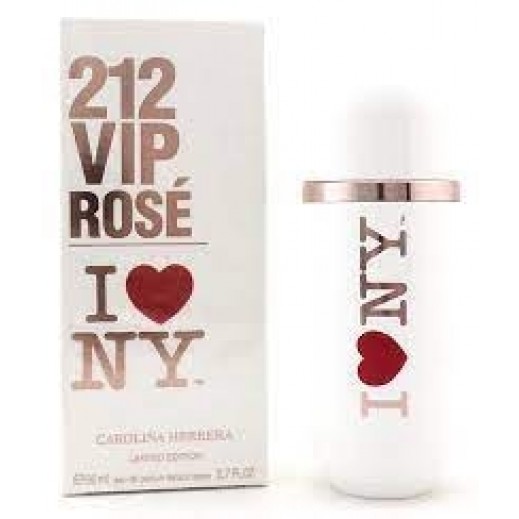 Buy Carolina Herrera 212 VIP ROSE I Love NY EDP For Women 80 ml | توصيل ...