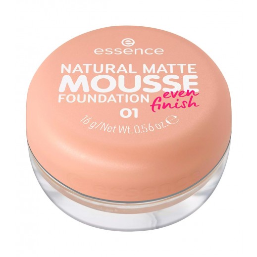 Essence Natural Matte Mousse Foundation 01