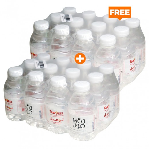 Taw9eel & Moj Water 12 × 200ml - 1+1 Free