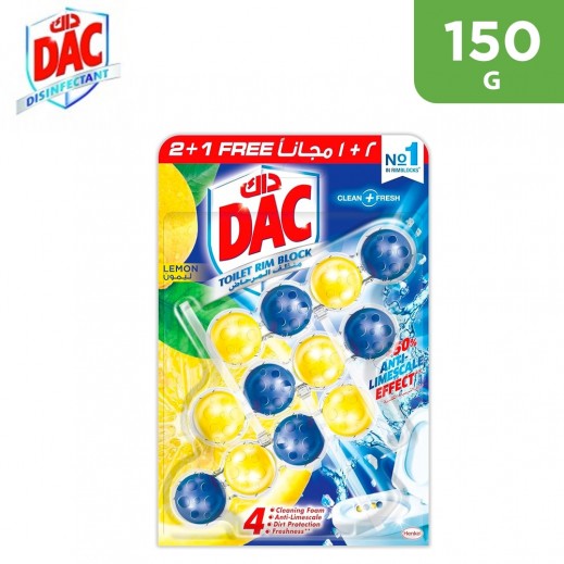 DAC Fragrance Boost Toilet Rim Block 150 g (2 + 1 Free) - delivered by Taw9eel Fast