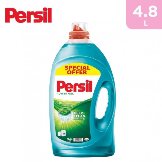 Persil Deep Clean Laundry Detergent Power Gel 4.8 L - delivered by Taw9eel Fast