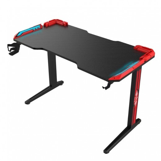 Gadgeton T2-1200-R RGB Flowing Light Gaming Desk 120*60*74cm - delivered by Taw9eel within 2 Business Days