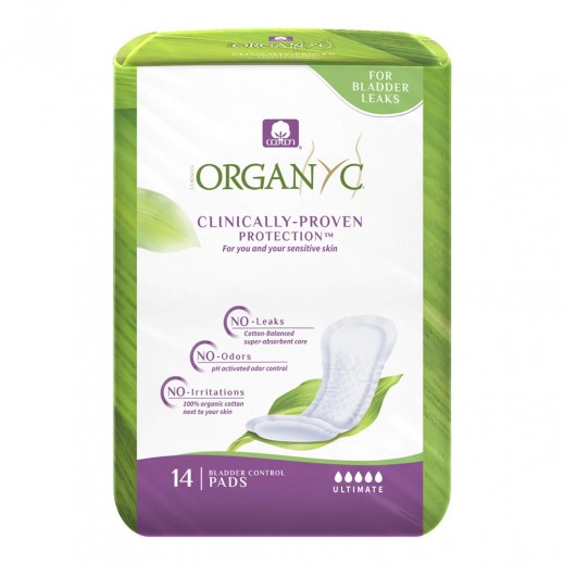 Organyc Light Incontinence Ultimate Pads 14 Pieces