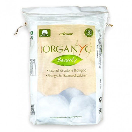 Organyc Beauty Cotton Balls 100 Pieces