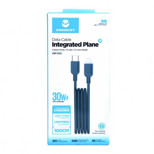 30W Type-C to Lightning Charging Cable by Onemust