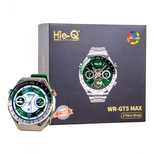 Hie-Q Smart Watch with 2 Pair Straps - delivered by Taw9eel Fast