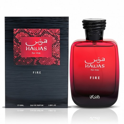 Rasasi Hawas Fire EDP For Unisex 100ML - delivered by Taw9eel Fast