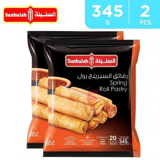 Sunbulah Frozen Spring Roll Pastry 2 x 345 g - delivered by Taw9eel Fast