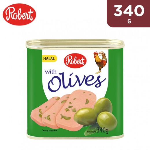 Robert Chicken Luncheon Meat With Olives 340 g