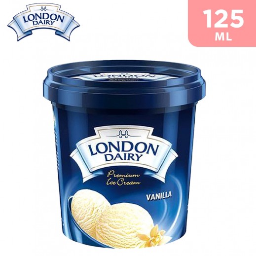 London Dairy Vanilla Premium Ice Cream 125 ml