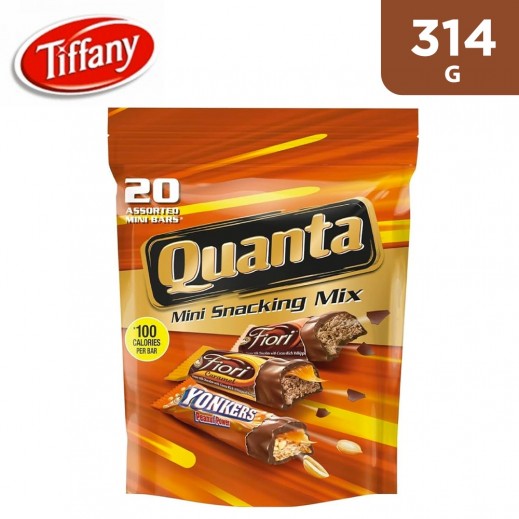 Tiffany Quanta Mini Snacking Mix Chocolate Bar 314 g - delivered by Taw9eel Fast