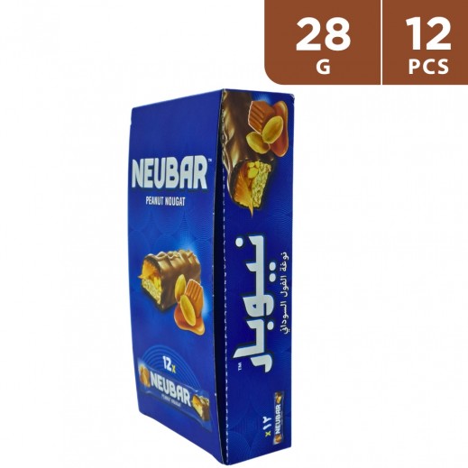 Neubar Peanut Nougat 12 X 28 g - delivered by Taw9eel Fast