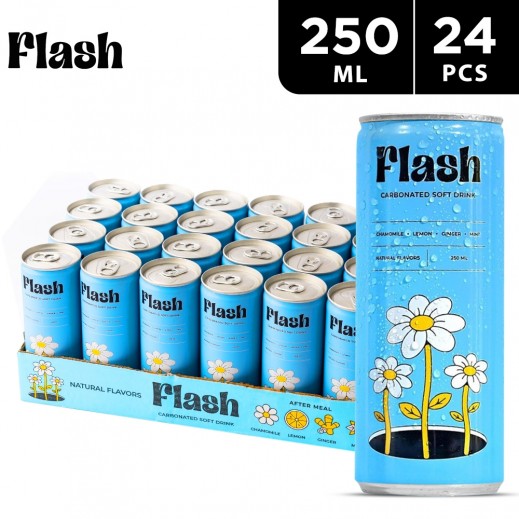 Flash Mix Natural Flavour Soft Drink 24 x 250 ml - delivered by Taw9eel Fast