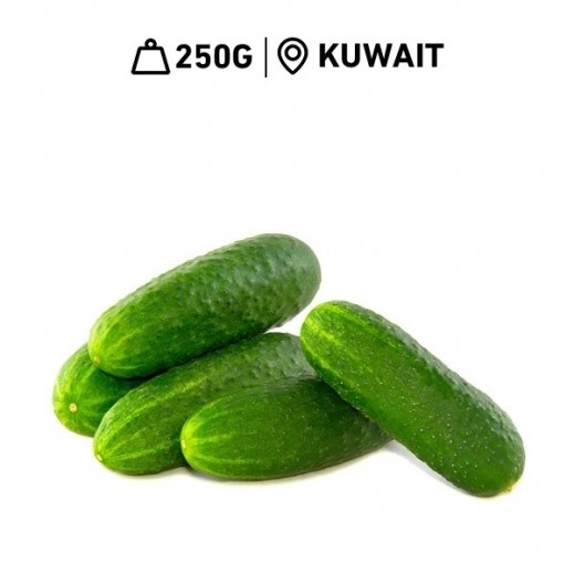 Fresh Kuwaiti Baby Cucumber 250 g - delivered by Taw9eel Fast