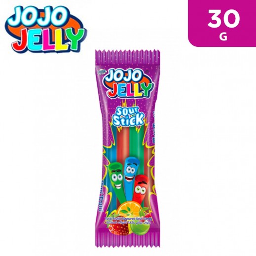 Jojo Jelly Fizz Strawberry Sour Stick 30 g - delivered by Taw9eel Fast