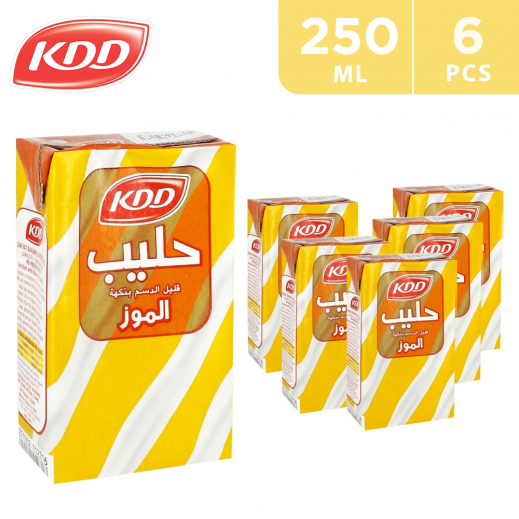 KDD Banana Flavour Milk 250 ml - delivered by Taw9eel Fast