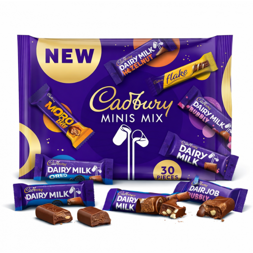 Cadbury Minis Mix Chocolate Bars 400g