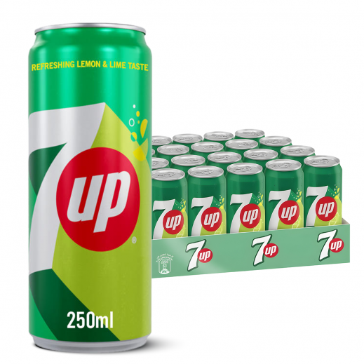 7up Can Carton 30 x 250 ml