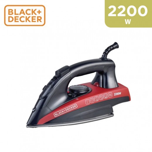 Black + Decker 2200W Steam Iron - delivered by Taw9eel Fast