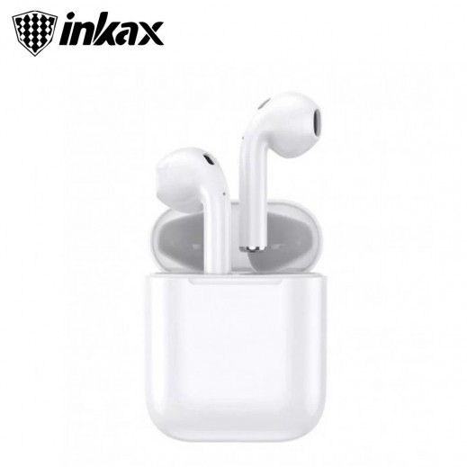 Inkax T02 True Wireless Earbuds - White
