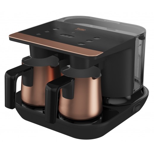 Beko Telve Duo Turkish Coffee Machine 1050W -Copper / Black - delivered by Xcite within 3 working days
