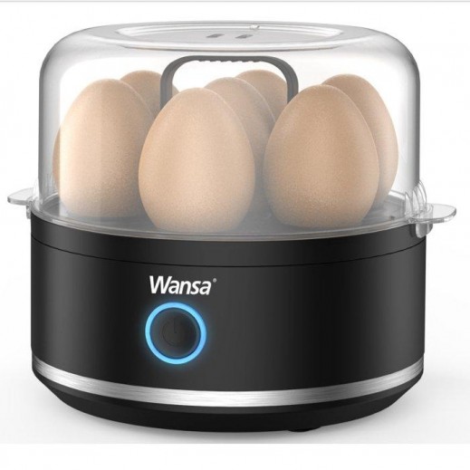 Wansa 400W Egg Cooker -Black - delivered by Taw9eel Fast