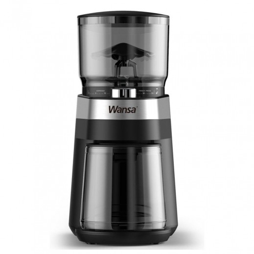 Wansa 120W Coffee Grinder -Stainless Steel / Black