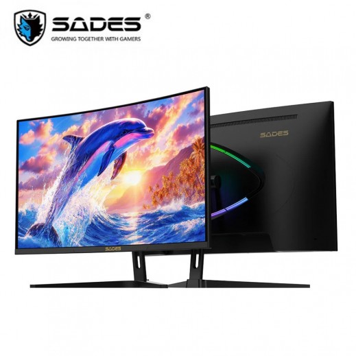 Sades FS-Dolphin-32 32 FHD Curved Gaming Monitor - delivered by Taw9eel within 2 Business Days