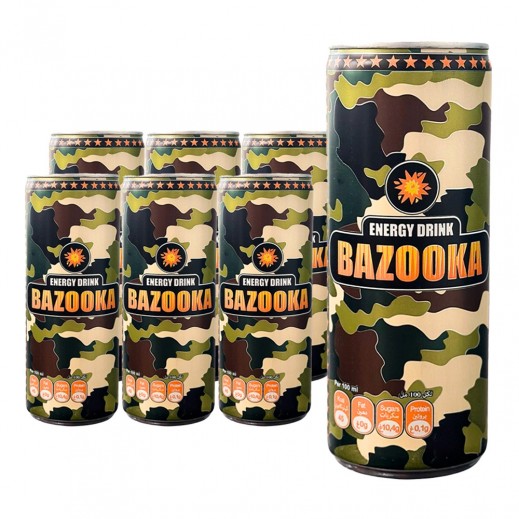 Bazooka Classic Energy Drink Can 6 x 100 ml