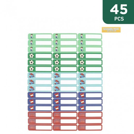 Boy Name Labels Small - 45 Pieces