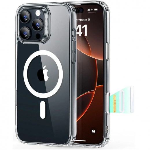 ESR HaloLock Classic Hybrid Case For iPhone 16 Pro Max - Clear