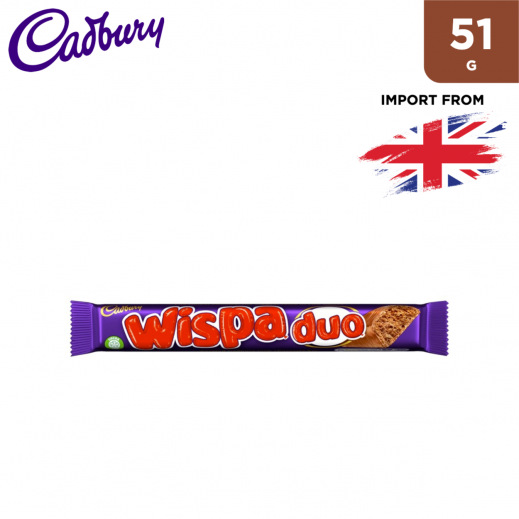 Cadbury Wispa Duo Chocolate Bar 47.4 g