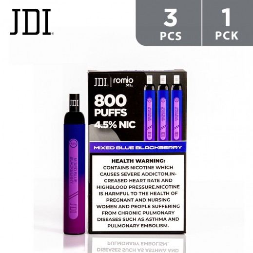 JDI Romio Pro Xl Device Mixed Blue-Blackberries 3 Pieces - delivered by Taw9eel Fast