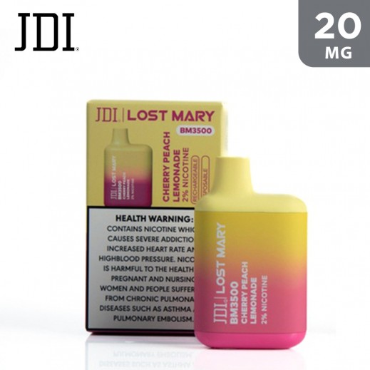 Lost Mary BM3500 Disposable Device Cherry Peach Lemonade 20 mg 3500 Puffs - delivered by Taw9eel Fast